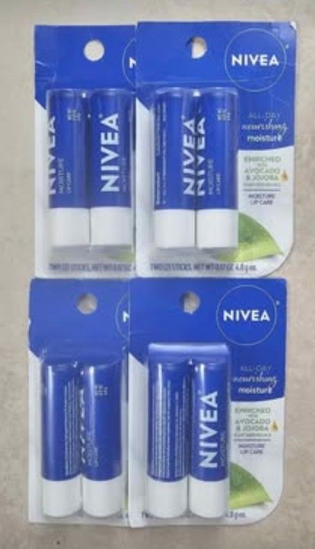 Nivea 2pk Moisture Lip Care
