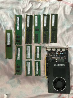 DDR4 3200 RAM (120GB Total) + NVIDIA Quadro P2200 – 16GB/8GB Desktop & SODIMM