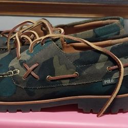 Ralph Lauren Polo Ranger Boots Low Mens 14