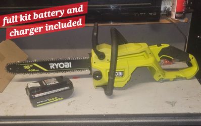 Brand new RYOBI chainsaw kit