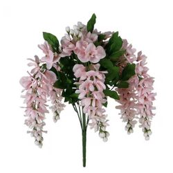 Pink Wisteria Bush With Vase