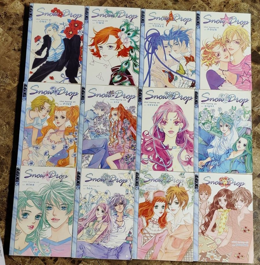 Snow Drop Manga Complete Set 1-12 OOP