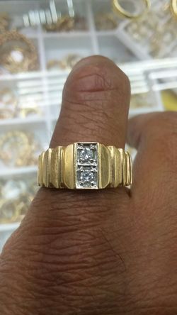 14k Gold diamond ring 5.4 grams .20 ct Diamonds special price