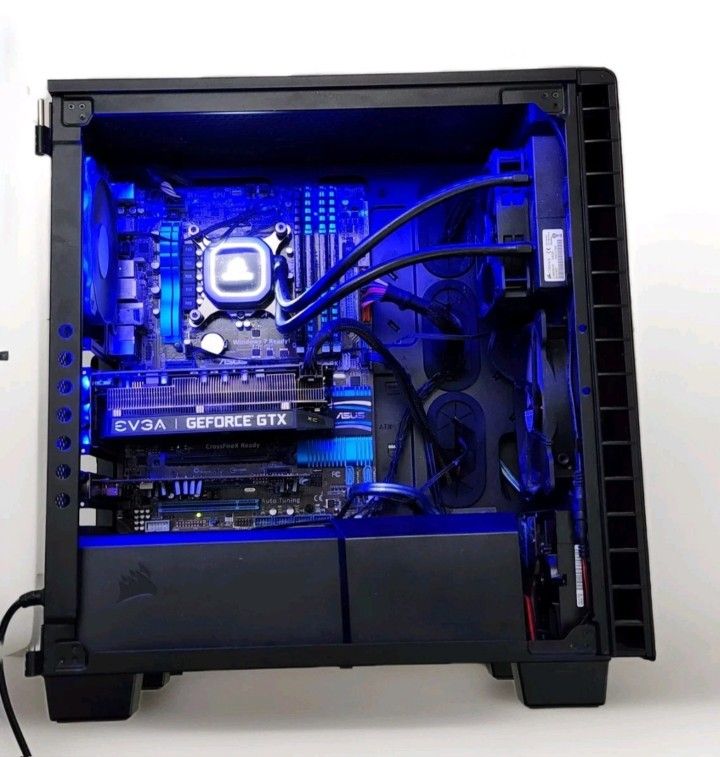 Custom Build RGB Desktop i7 3770k PC 16GB RAM 500GB SSD GTX1660Ti GAMING READY