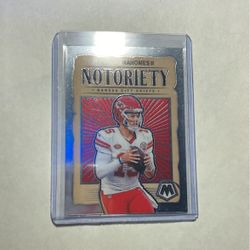 Patrick Mahomes Football Card