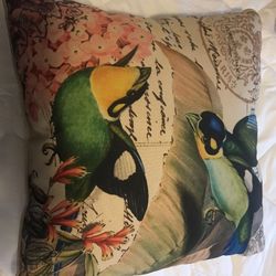 Bird pillow feather pillow Zipper