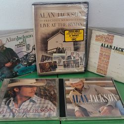 Alan Jackson:  Live Ryman DVD [SEALED & NEW] + 34 Number Ones CD + 3 More CDs!