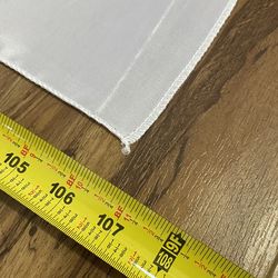 White Satin Sashes 9ft long (10pc)