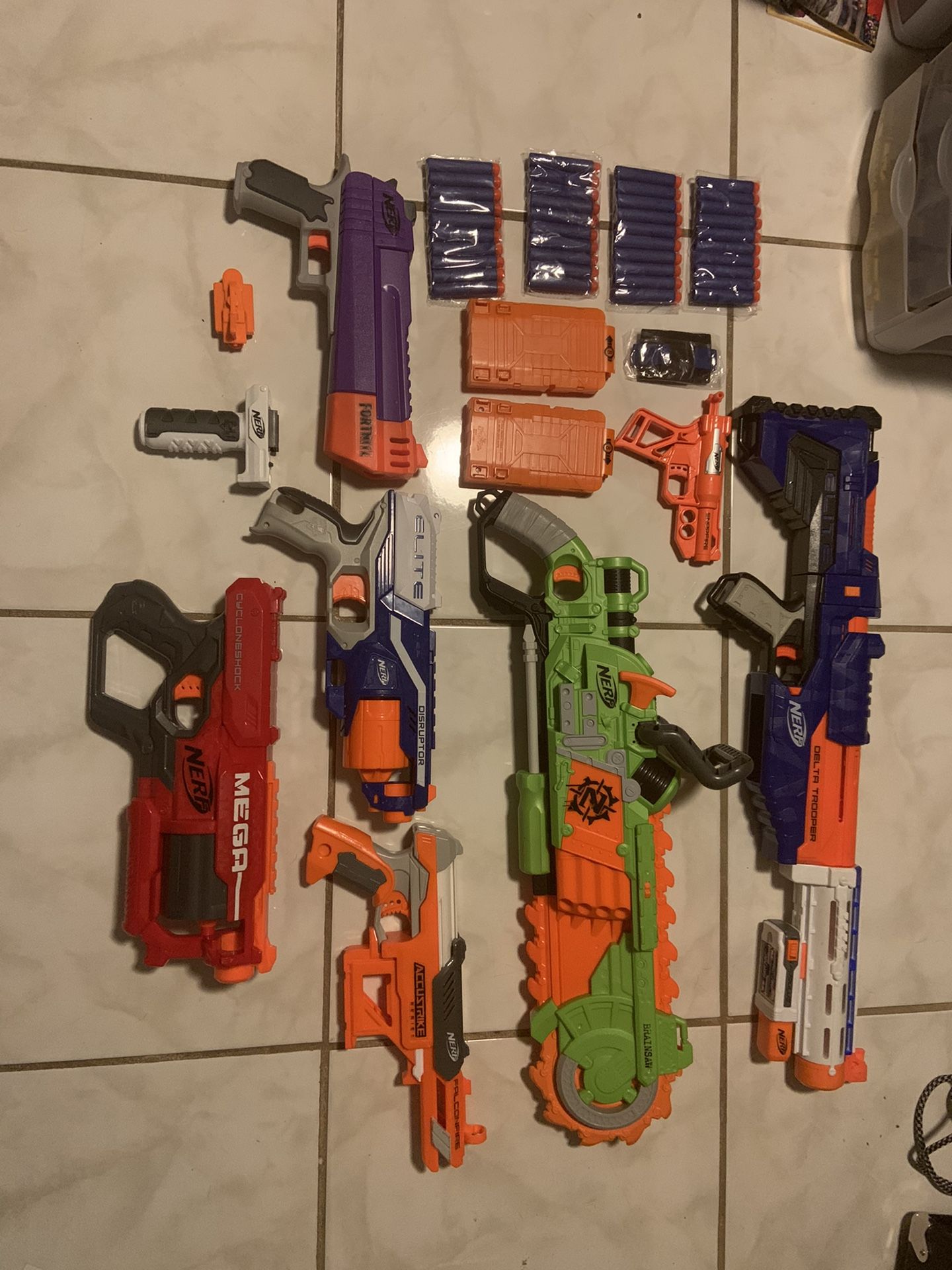 Nerf Guns And Darts