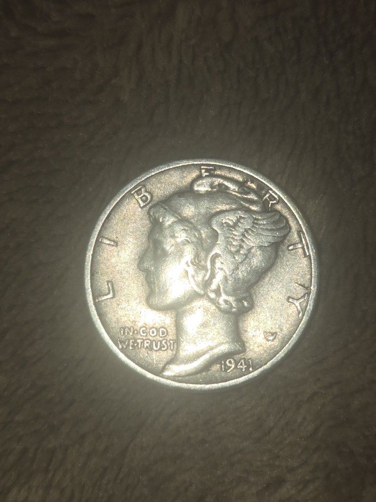 1941 MERCURY DIME