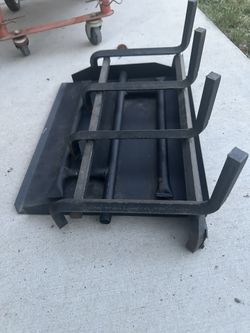 Steel Gas Fireplace Plate