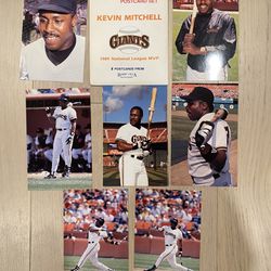 San Francisco Giants Kevin Mitchell Photography Postcards 