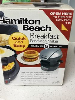 Breakfast sandwich maker