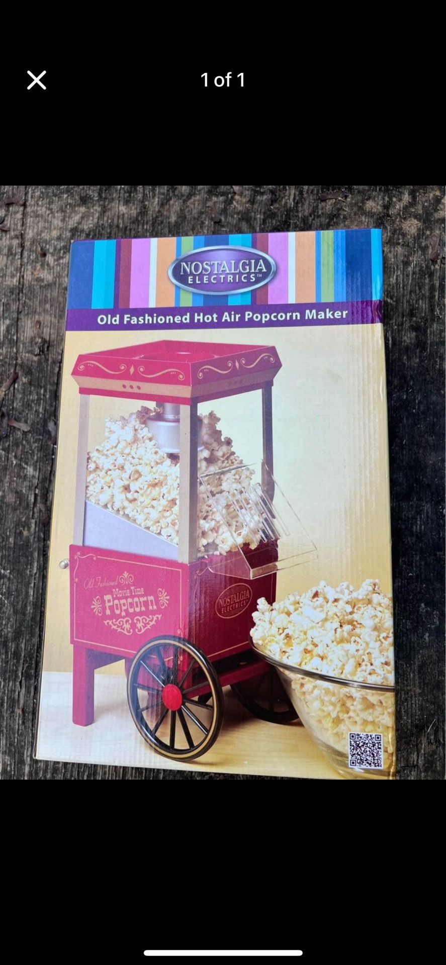 Hot air Nostalgic Popcorn Maker