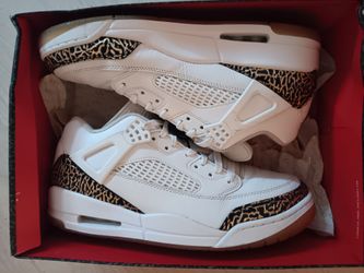 Jordan Spizike Low Men's Shoes White/Metallic Gold/Sail/Black) Size 12