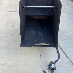 Handmade behind a bike cargo seat 