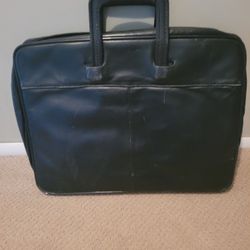 Mens' leather brief case