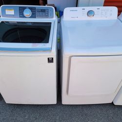 Samsung Top Load Washer With Electric 220volt Dryer Set
