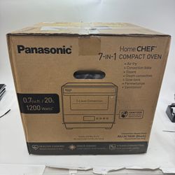 Panasonic HomeChef 7-in-1 Compact Oven .7 cu ft / NU-SC180B (Black)