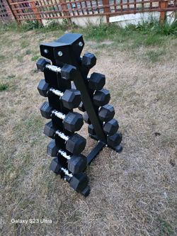 Dumbells And Rack
