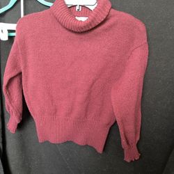 XS Woven Heart Sweater