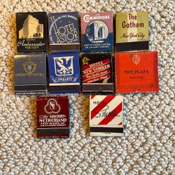 Vintage NYC Hotel Matchbooks