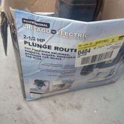 Plunge Router 2.5 HP