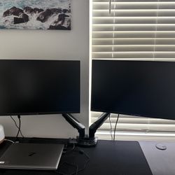 Sceptre 27-inch Gaming Monitor 100Hz E275W-FW100T, Frameless, DisplayPort, HDMI x2, AMD FreeSync, Build-in Speakers  (set of 2 For $120.00) 
