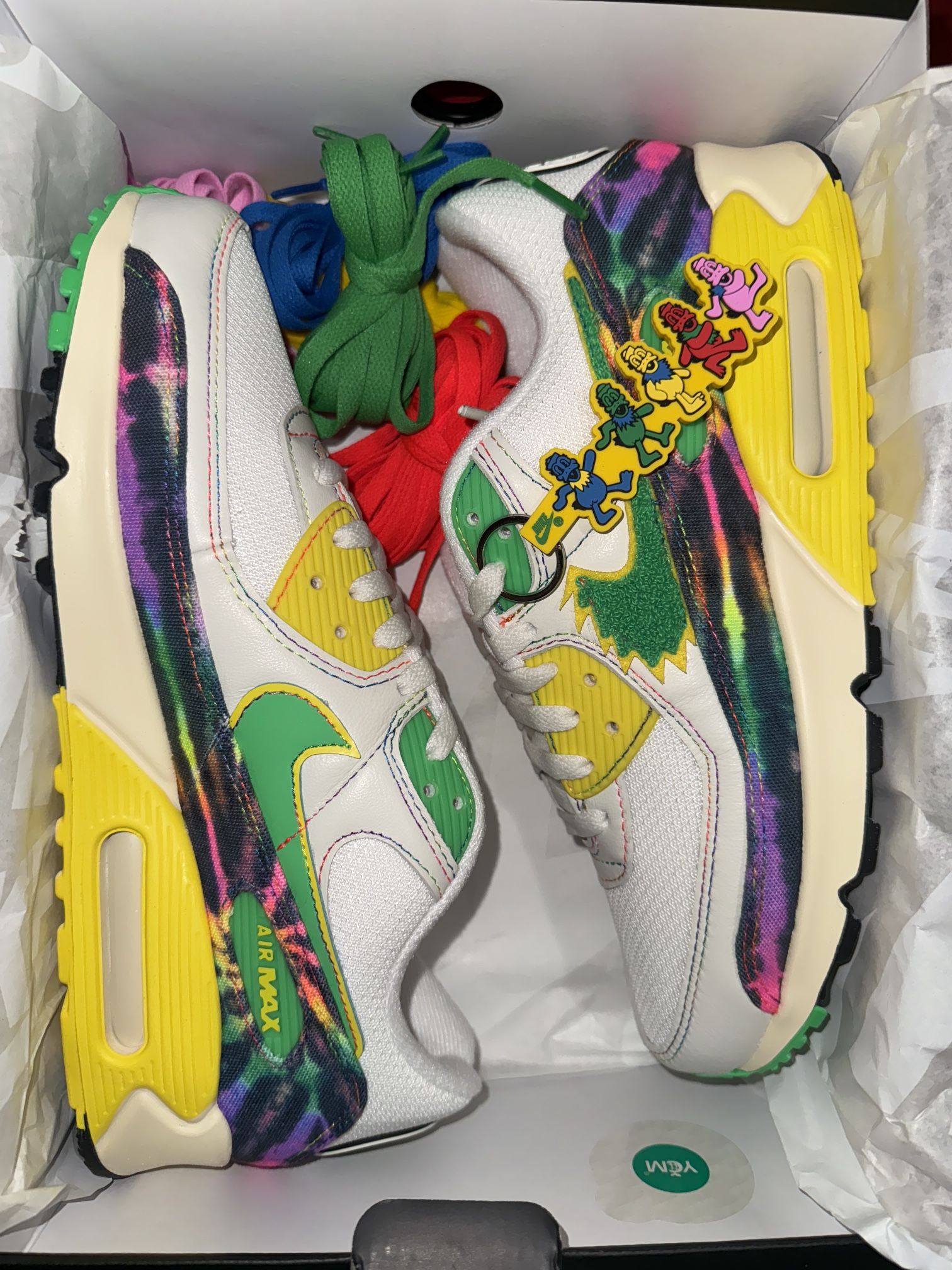Nike Air Max 90 Grateful Dead X University Of Oregon Grateful Ducks