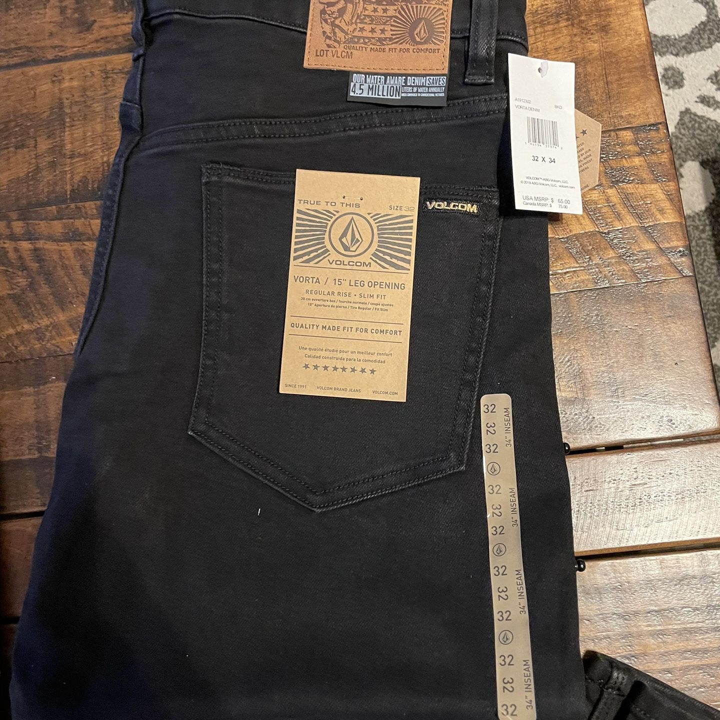 Forurenet kardinal Tåler Volcom Jeans Size 32 Slim Fit. New With Tags for Sale in Templeton, CA -  OfferUp