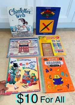 $10 For All Bundle of Educational Books great for 4/7 years in great condition great for a teacher
