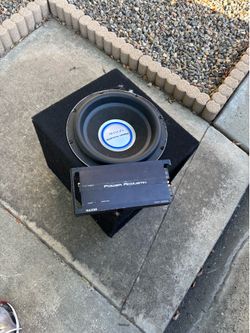 Subwoofer, amplifier, and ported box