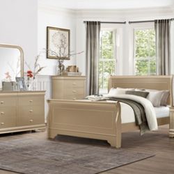 Best furniture sales right now " Queen Bed Gold Color "