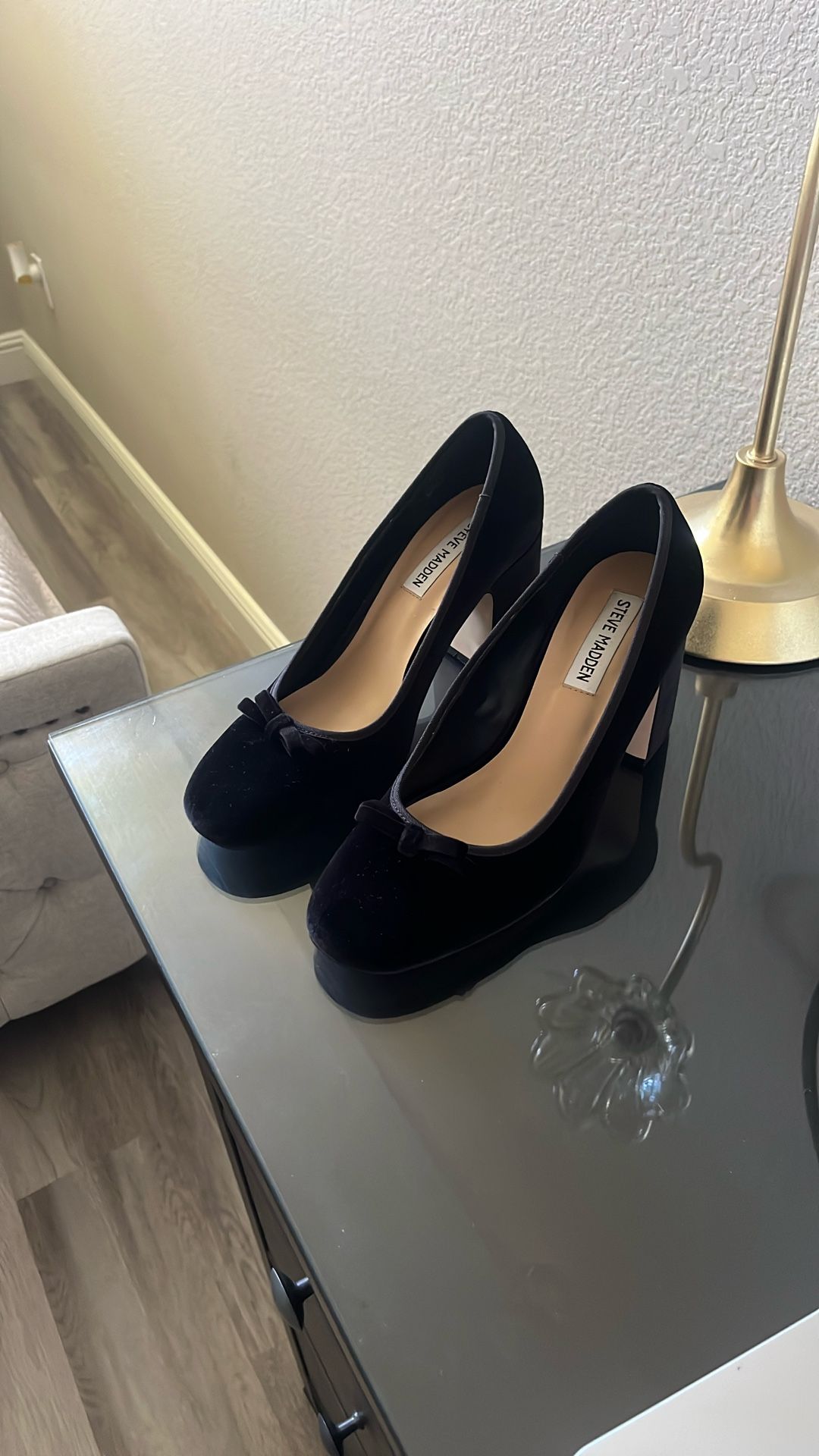 Black Suede Heels
