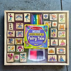 Wooden stamps kit fairy tale new 
