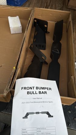 Front bumper bull bar bronco 21-23