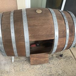 Dog Crate Wine barrel