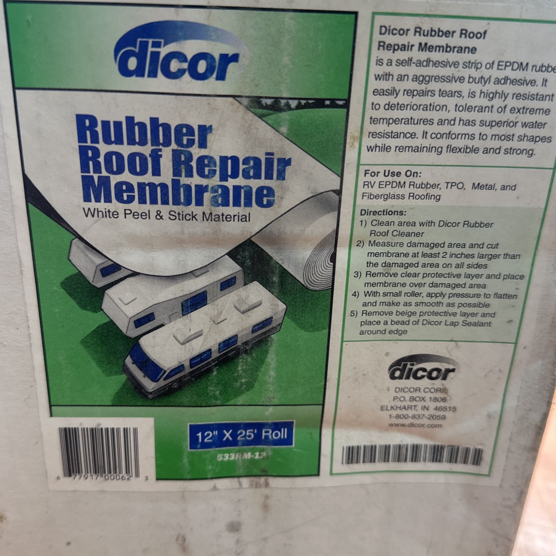 Divot RV Membrane