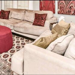 Couch And Loveseat. Cheap Sofa Good Condition