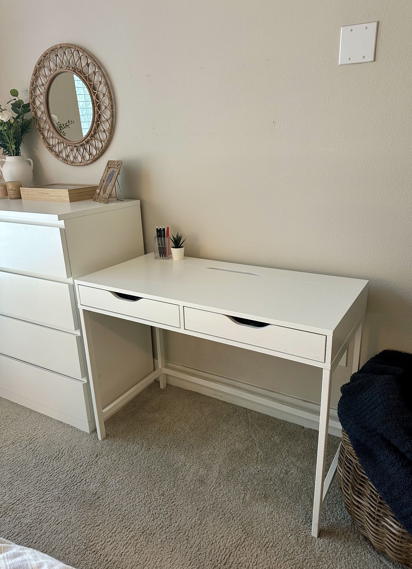 IKEA ALEX White Desk 