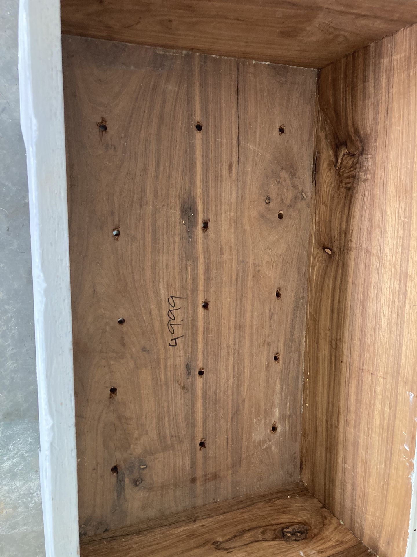 Solid Heavy Duty Oak/Teak Wood With Drainage