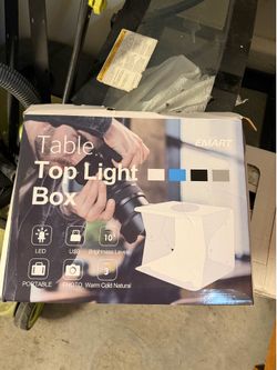 Portable LED Photo Light Box | Product Photography Studio | Complete in Box