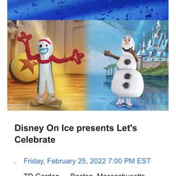 3 Tickets To Disney On Ice And 1 Parking Ticket 