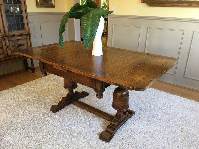 Antique Oak Folding dining Table