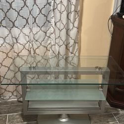 Glass Entertainment Stand
