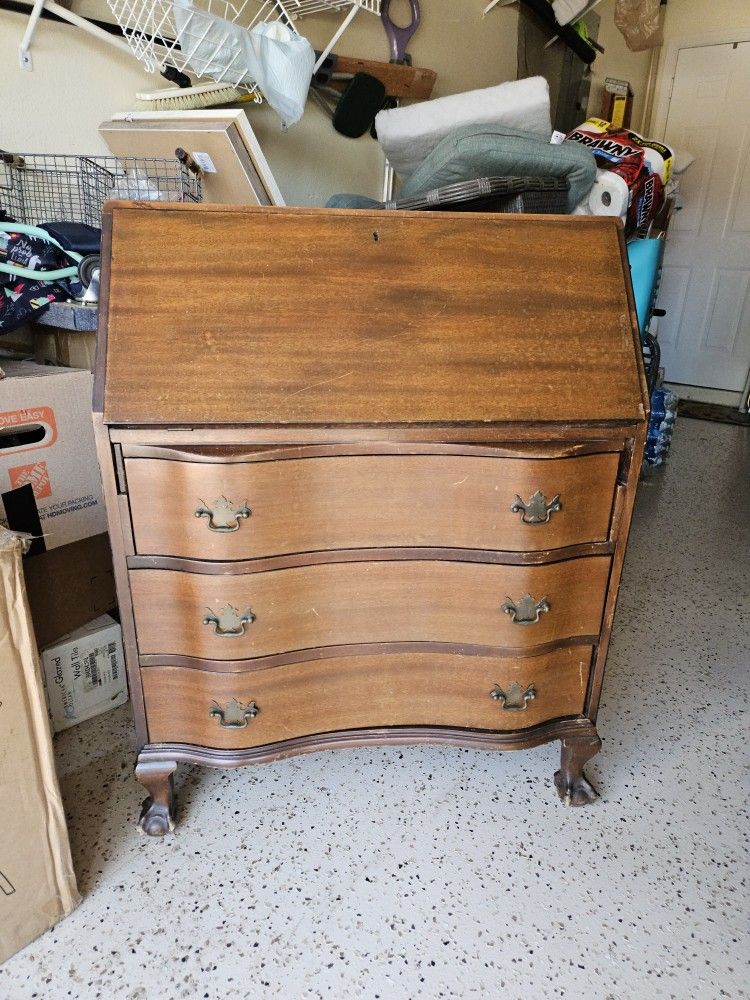 Antique Secretary Desk Over 80 Years Old 195 Obo