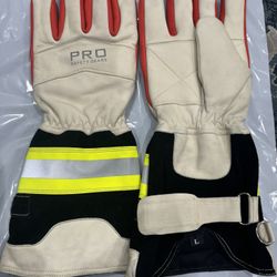New Firefighters Safety Gloves Large Size 