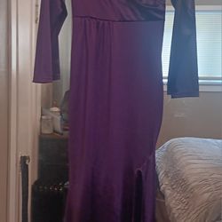Plum Purple Evening Gown