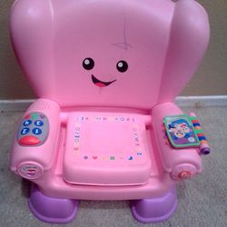 Pink  Fisherprice Toddler Interactive Learning Chair