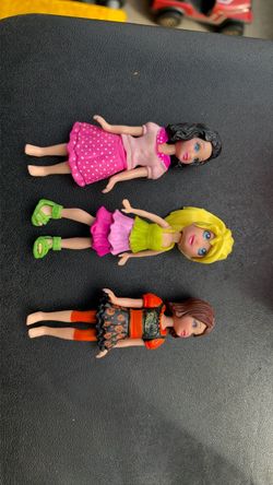 💕 Polly Pocket Fashion Dolls – Set of 3